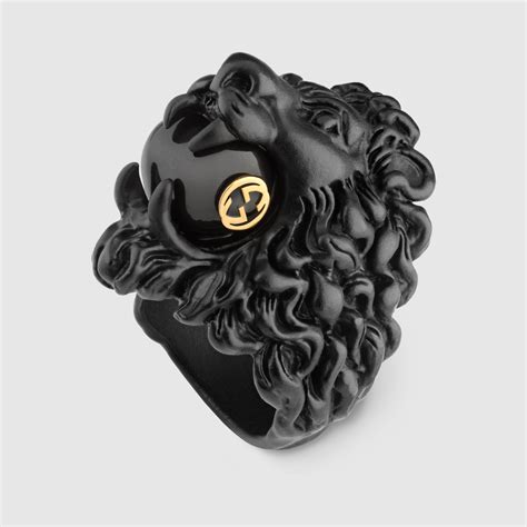 gucci lion ring dupe|gucci lion ring with pearl.